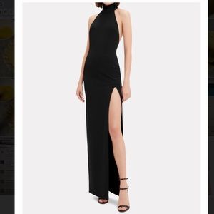 Zadid black turtleneck dress by Solace London